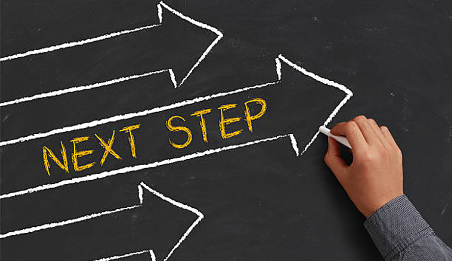 next step